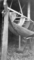 Bouw houten casco, mogelijk 1942, foto stadsarchief Den Bosch